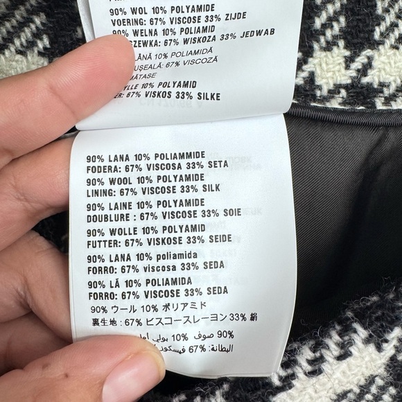 Miu Miu NWT Shetland Check Wool Mini Skirt Italy 40 – Retail $2240 - Picture 11 of 11